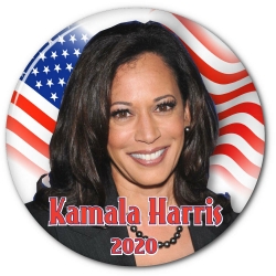 Kamala Harris 2020 campaign button B